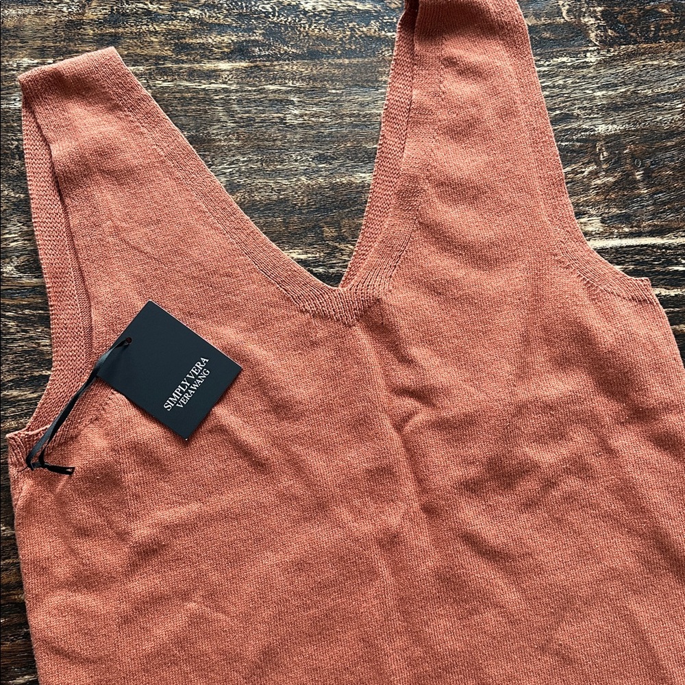 NWT Simply Vera Sweater Tank